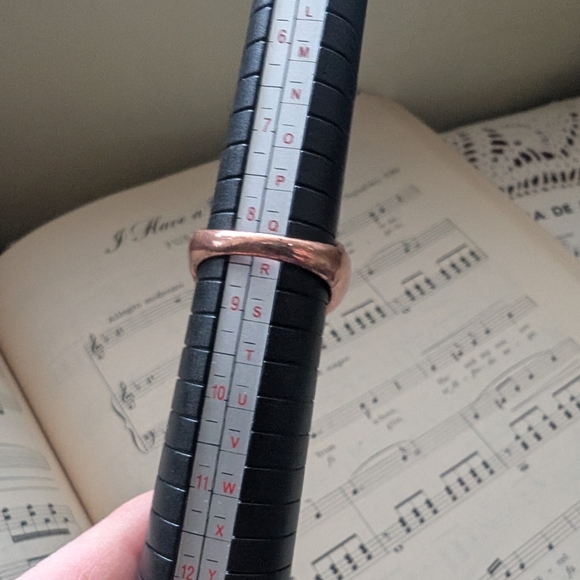 Copper Teal Gemstone Ring - Picture 3 of 5